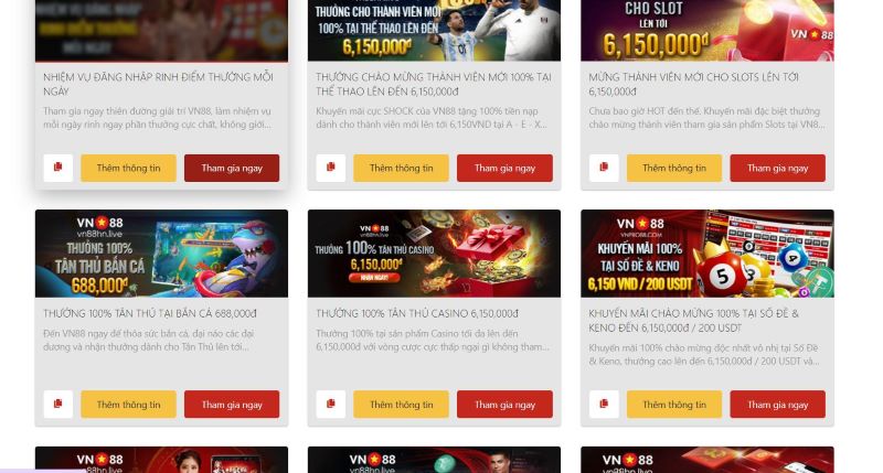 Khuyến mãi VN88 tạo cơ hội kiếm tiền cực khủng