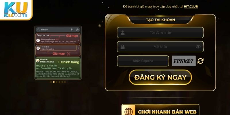 Nhận diện Hitclub giả đánh cắp thông tin